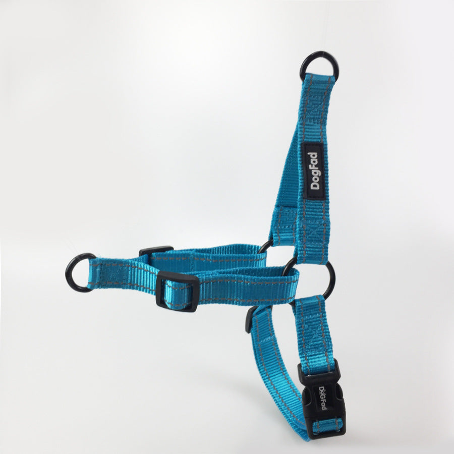 Pet Dog Night Reflective Chest Strap Collar