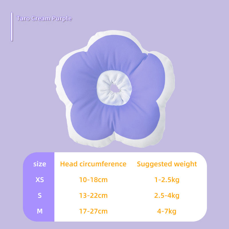 Adjustable Cat Flower Neck Collar for Recovery