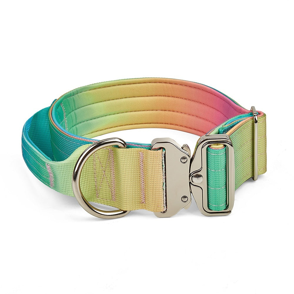 Gradient Collar Widened Pet Accessories Avoid Cutting Into The Neck