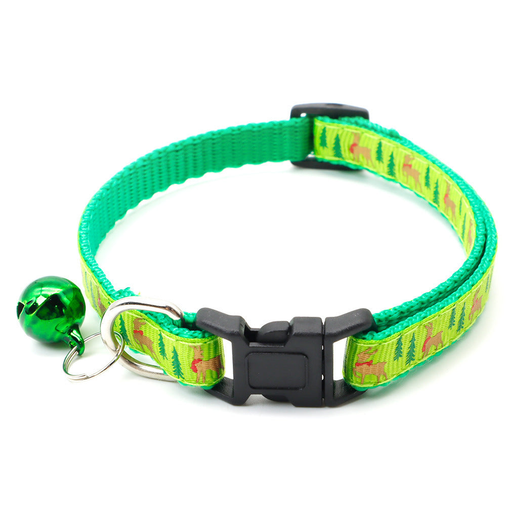 Christmas Bell Dog Collar – Festive Pet Accessory by Ondaum Pet