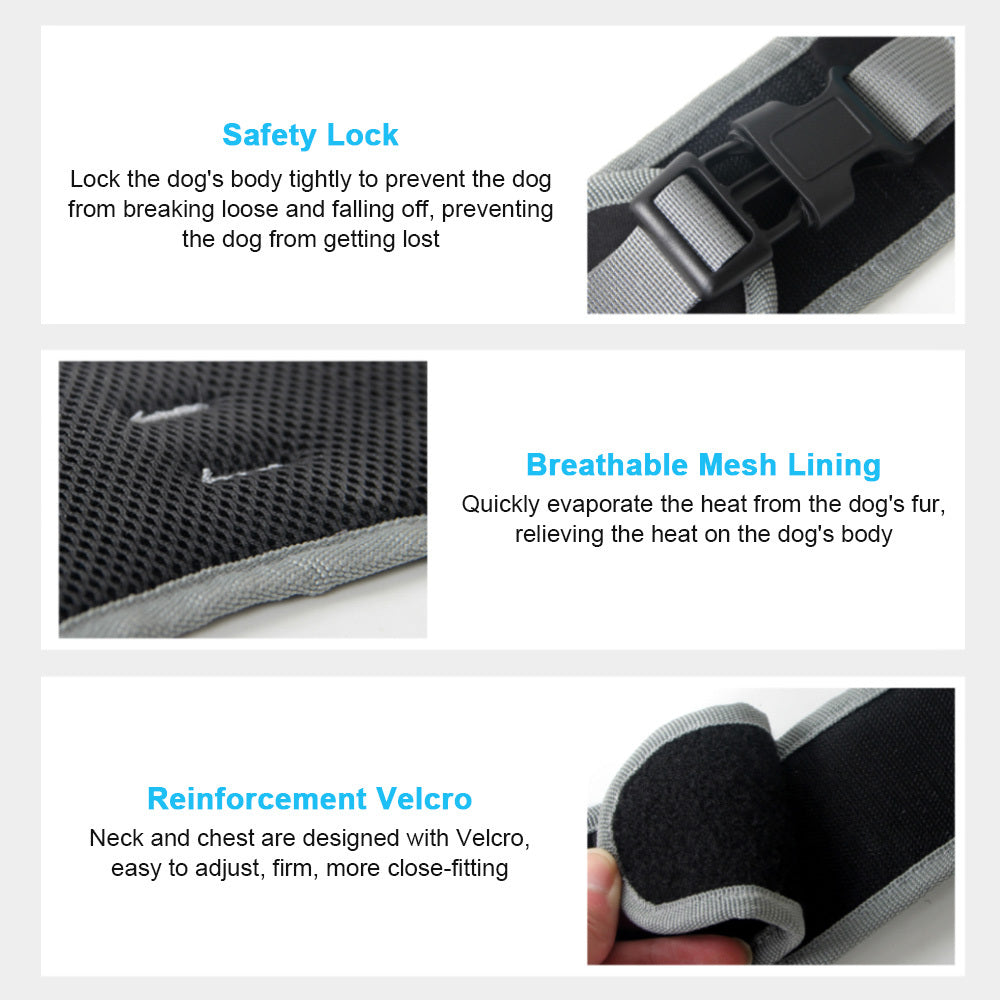Pet Solid Color K-Shaped Luminous LED Strap
