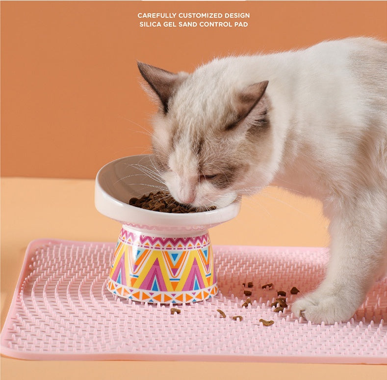 Fashion Pet Silicone Sand-proof Cat Litter Box Foot Mat
