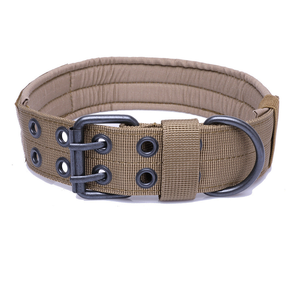 Five-speed adjustable nylon pin buckle dog collar