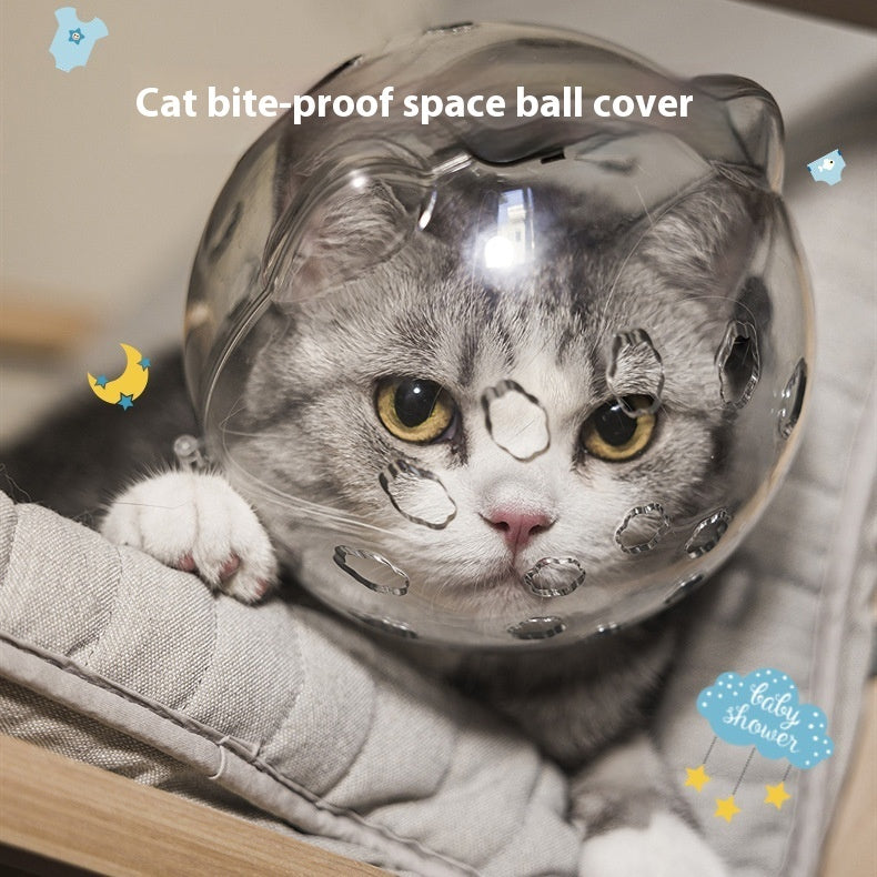 Ondaum Cat Head Cover & Protective Booties – Anti-Bite, Anti-Scratch, Anti-Licking Safety Collar for Grooming & Bathing