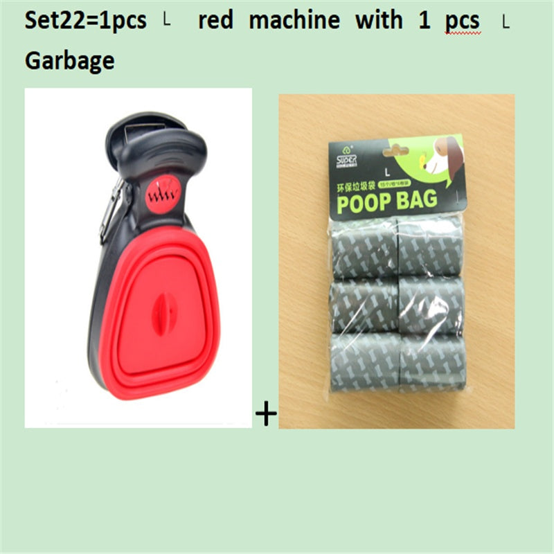 Foldable Dog Pooper Scooper with Degradable Bags