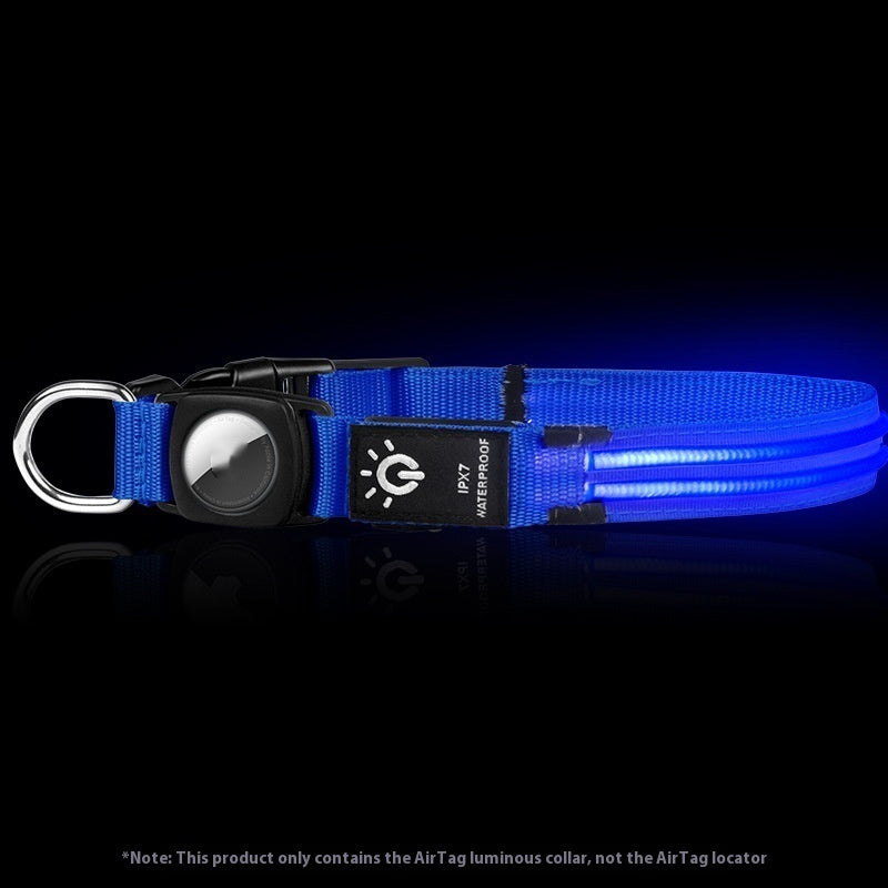 Ondaum Pet LED Luminous Collar – Waterproof & Adjustable for Night Safety
