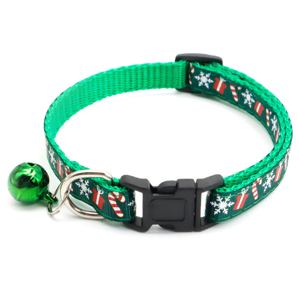 Christmas Bell Dog Collar – Festive Pet Accessory by Ondaum Pet