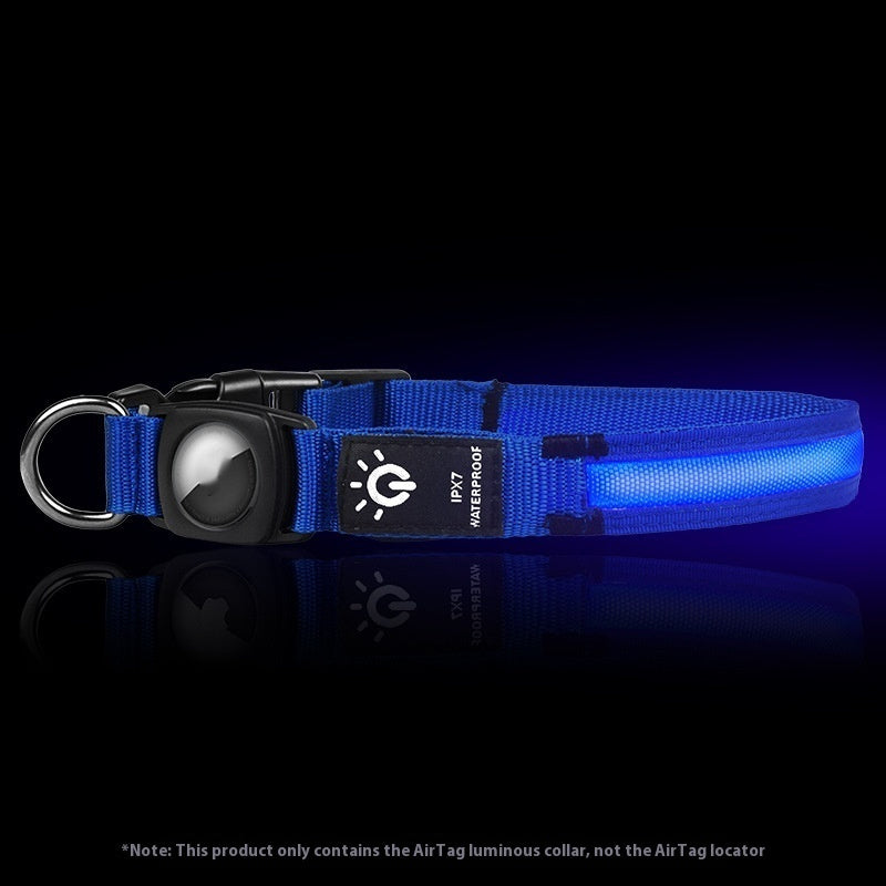 Ondaum Pet LED Luminous Collar – Waterproof & Adjustable for Night Safety