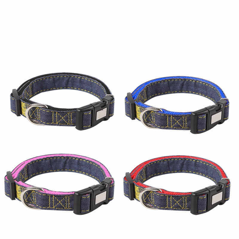 Denim Pet Leash Sewn Cloth Wear-resistant Chest Strap