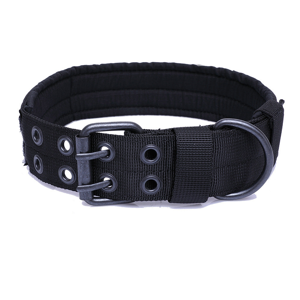 Five-speed adjustable nylon pin buckle dog collar