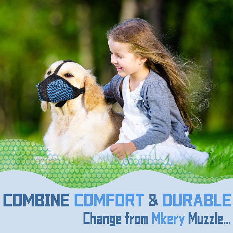 Dog Muzzle Air Mesh Breathable Muzzle For Medium Large Sized Dogs To Anti Prevent Biting Barking Chewing Soft Basket Muzzle For German Shepherd Dog With Reflective Adjustable Strap