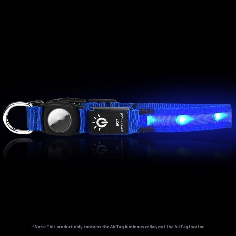 Ondaum Pet LED Luminous Collar – Waterproof & Adjustable for Night Safety