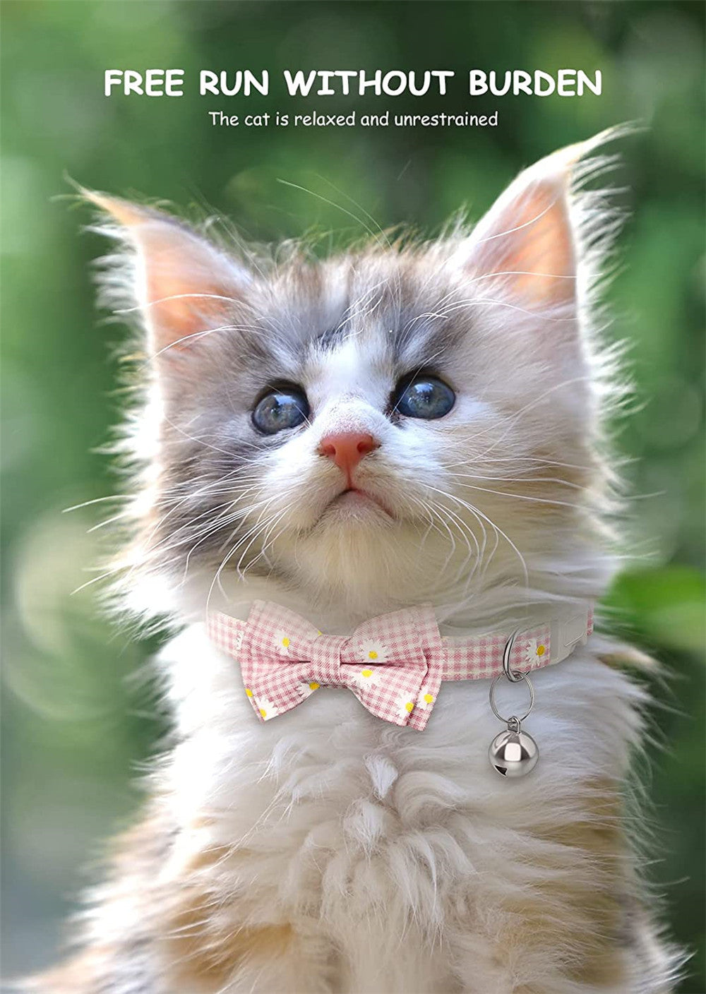 Plaid Bowknot Pet Collar for Dogs & Cats