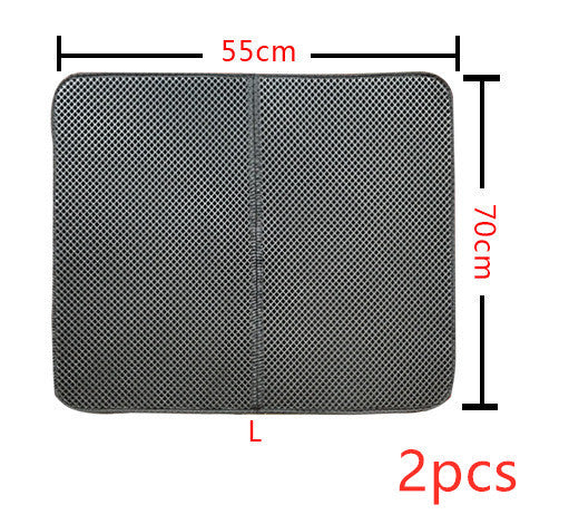 Double-Layer Cat Litter Mat