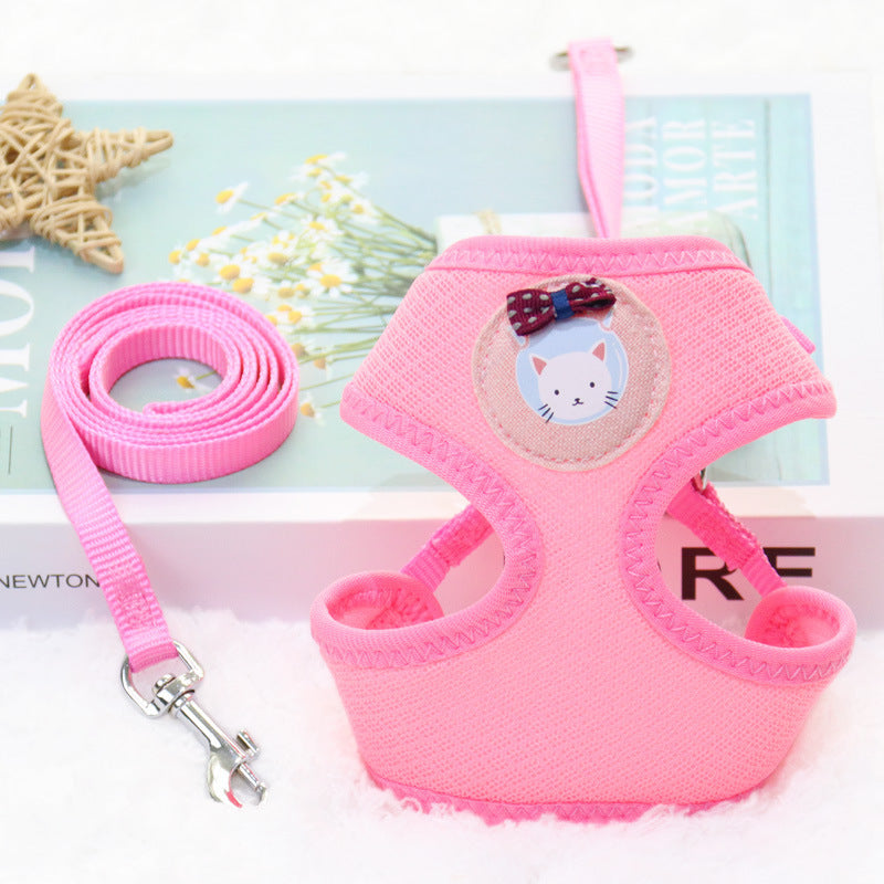 Spring And Summer Vest Dog Small Dog Pomeranian Breathable Chest Strap