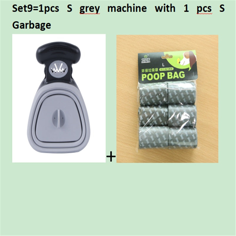 Foldable Dog Pooper Scooper with Degradable Bags