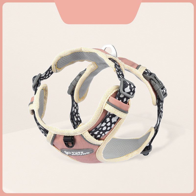 Pet Fashion Simple Chest Strap Leash Set