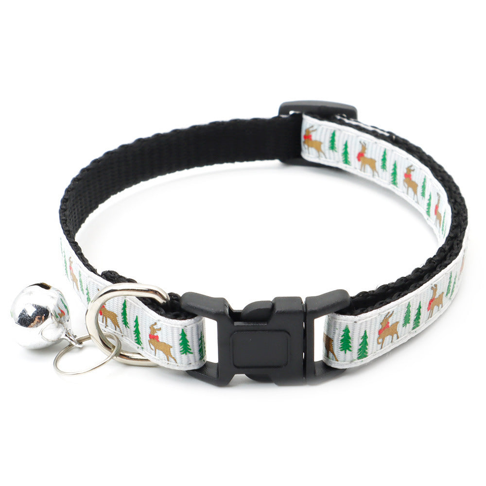 Christmas Bell Dog Collar – Festive Pet Accessory by Ondaum Pet