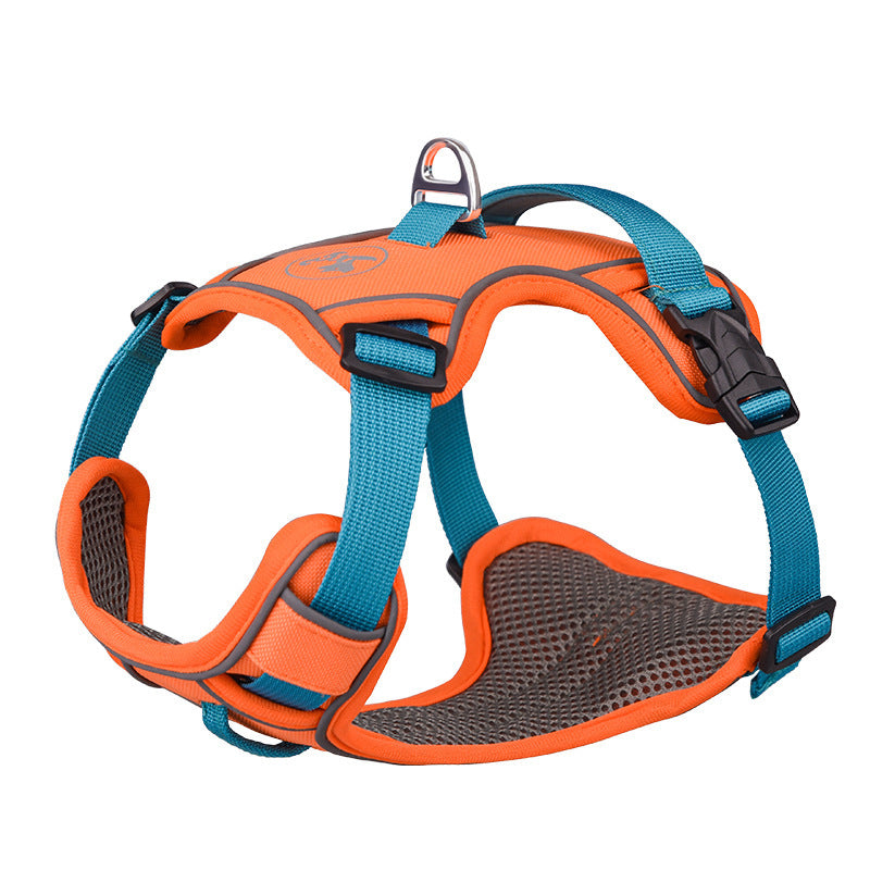 Large Anti Slip Pet Chest Harness In Traction Rope