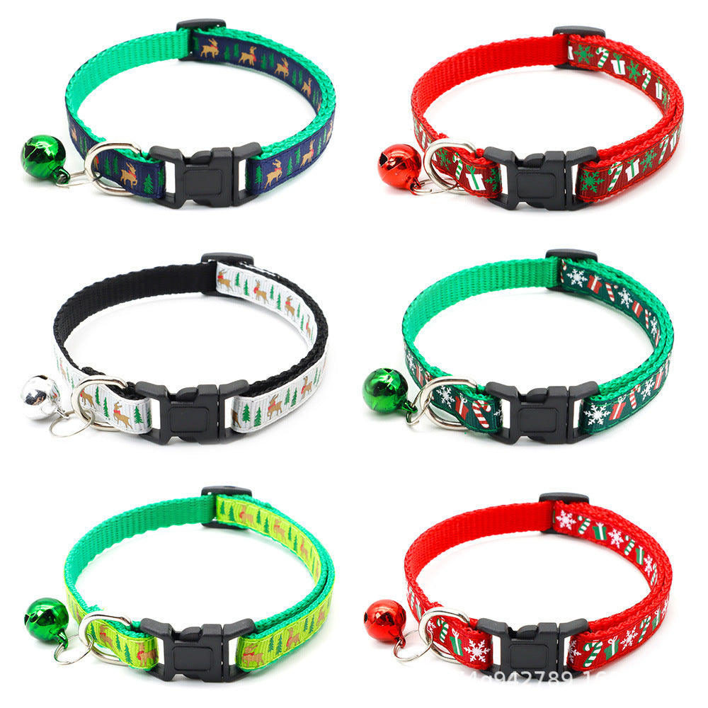 Christmas Bell Dog Collar – Festive Pet Accessory by Ondaum Pet