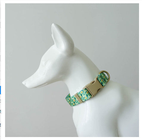 Nylon Ribbon Flower Pet Collar for All Seasons