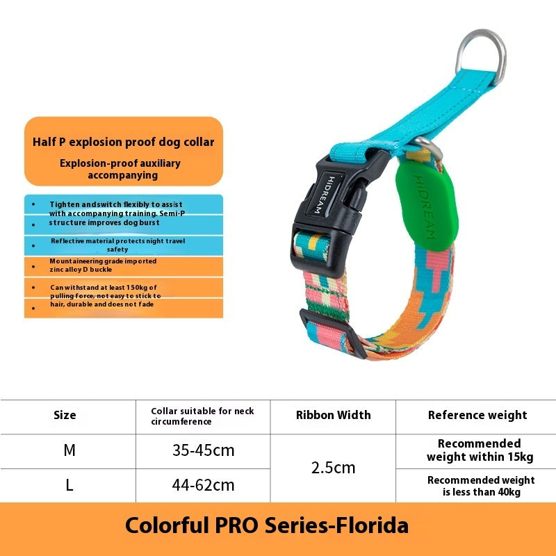 Explosion-Proof Nylon Pet Collar for Safety
