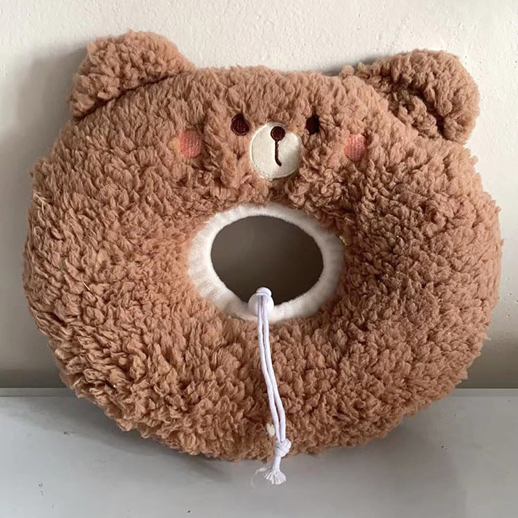Pet Kitten Cat Collar Soft Ring Surgical Headgear