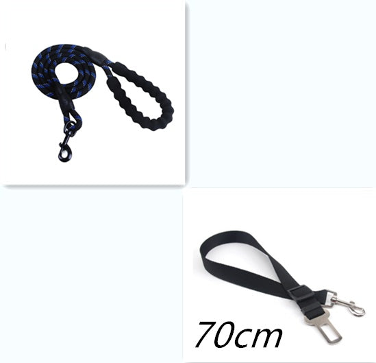 Reflective Dog Leash - Nylon Rope for Walking & Training, Small to Large Dogs