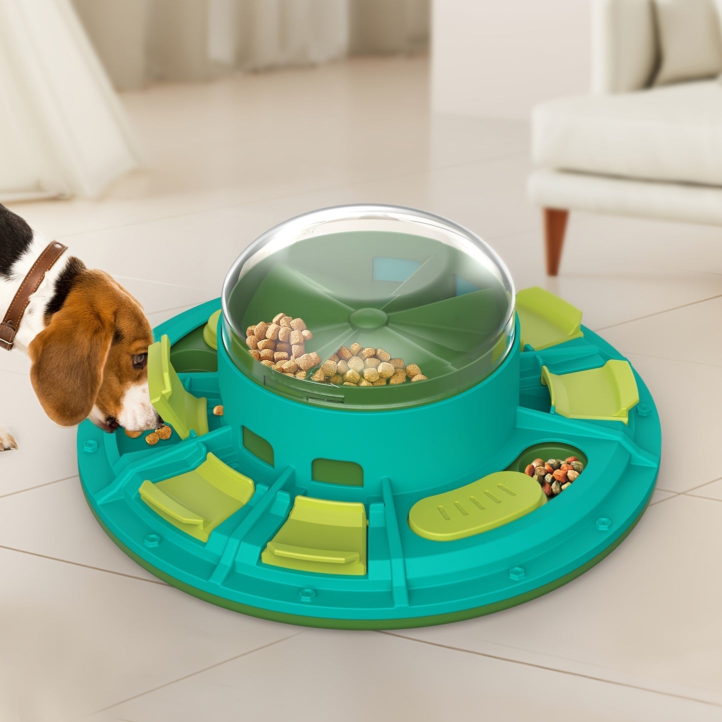 Interactive Dog Puzzle Feeder Toy