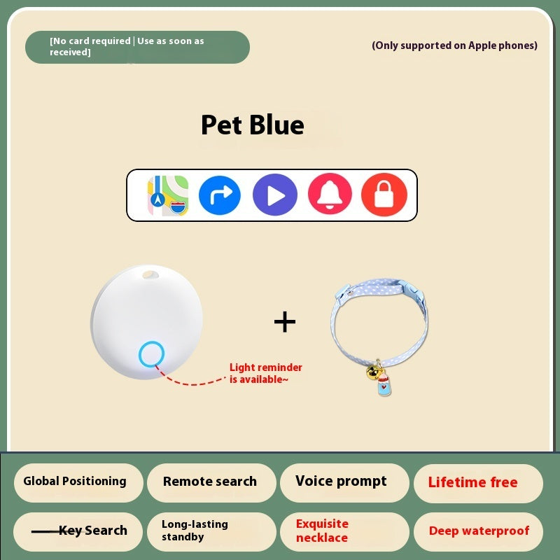 Ondaum Pet GPS Tracker – Anti-Loss Alarm Device for Cats & Dogs
