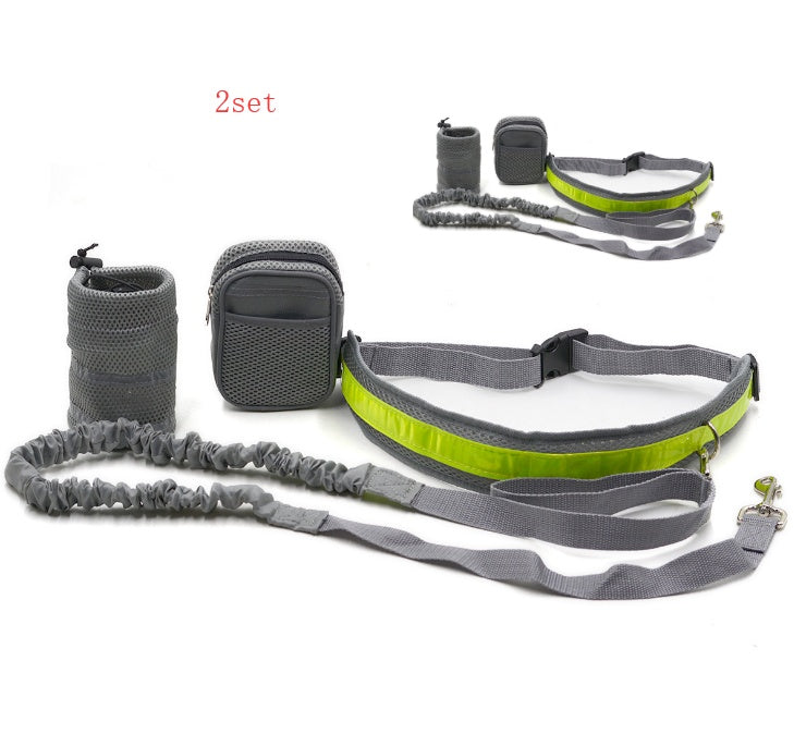 Adjustable Dog Running Leash Set