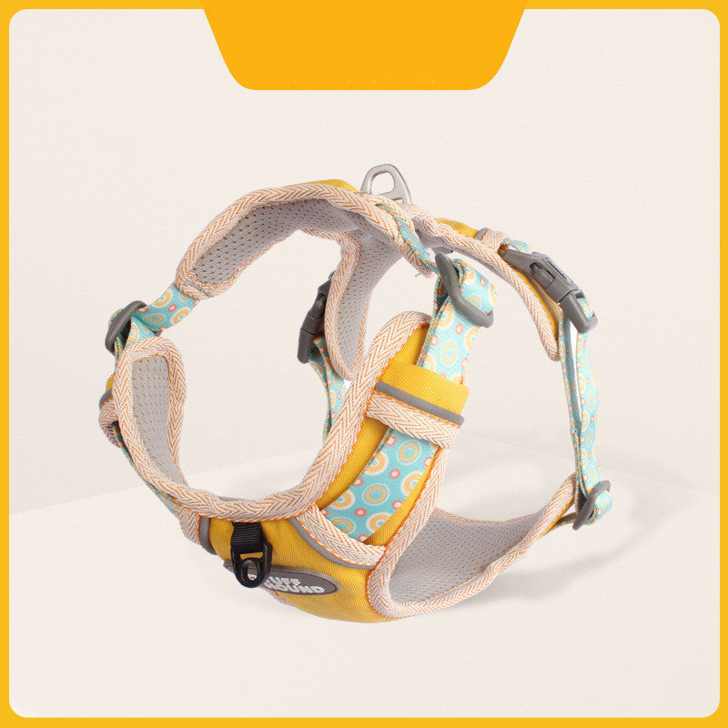 Pet Fashion Simple Chest Strap Leash Set