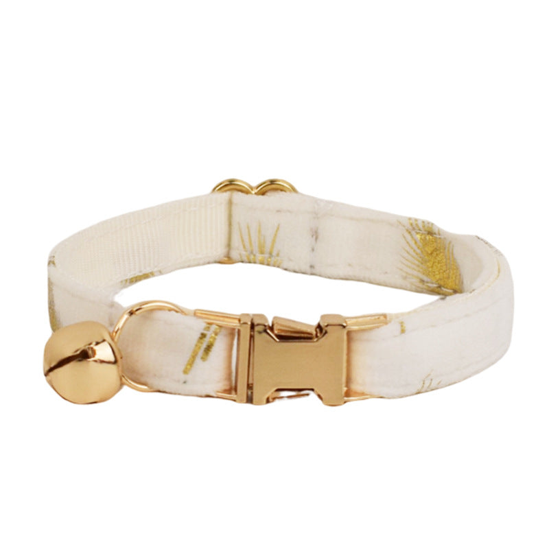 Pet Collar Cute Bell Bow Scarf