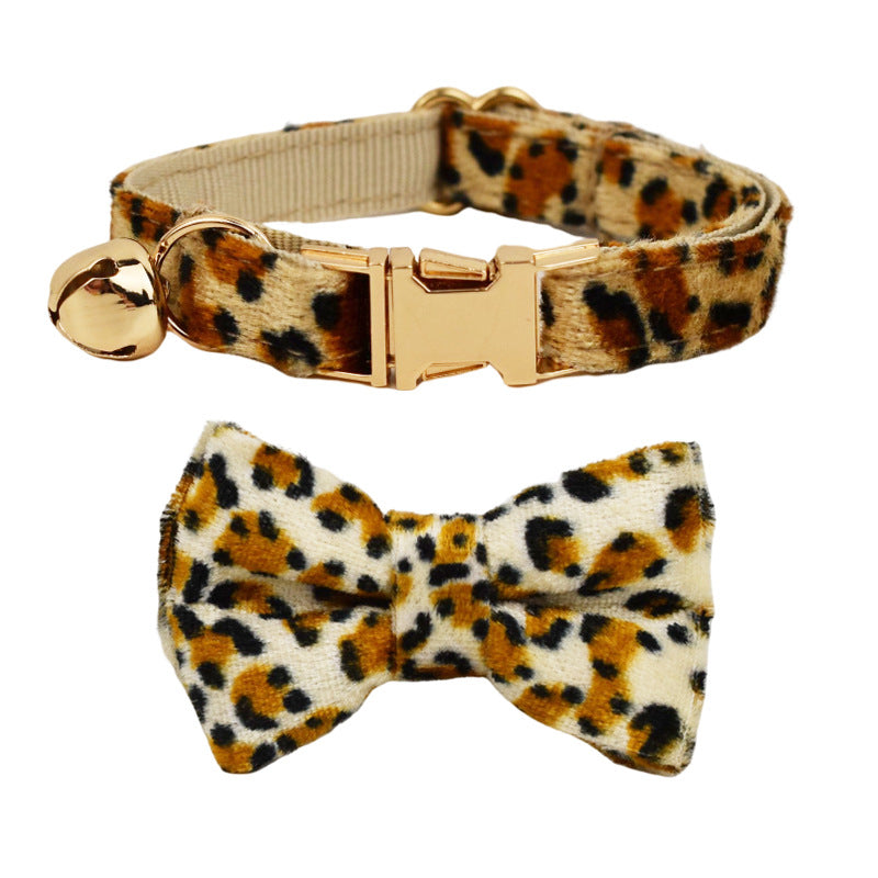 Pet Collar Cute Bell Bow Scarf