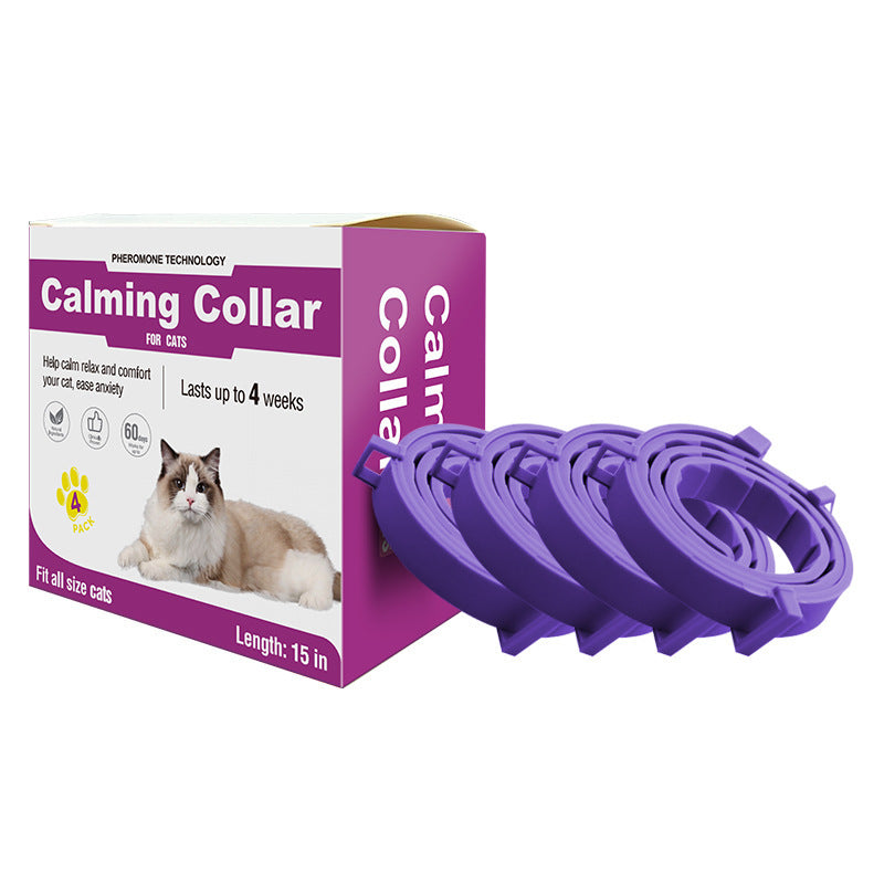 Ondaum Adjustable Soothing Collar for Cats and Dogs – Calm Your Pet with Comfort and Style