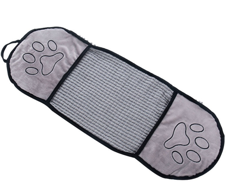 Solid Color Water Towel Dog Cat Pet Bath Towel