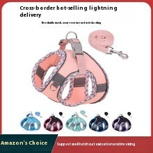 Large Anti Slip Pet Chest Harness In Traction Rope