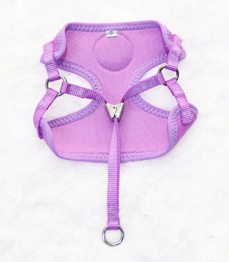 Spring And Summer Vest Dog Small Dog Pomeranian Breathable Chest Strap