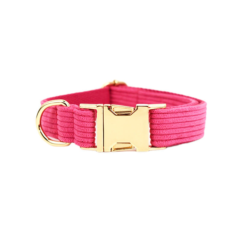 Corduroy Dog Collar for Comfortable Fit