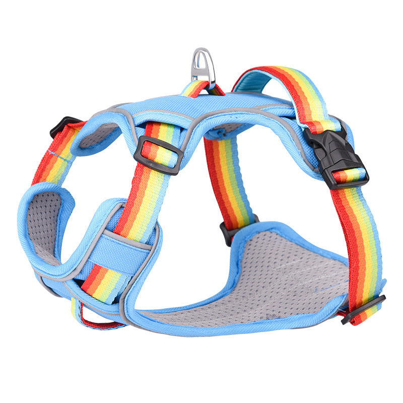 Large Anti Slip Pet Chest Harness In Traction Rope