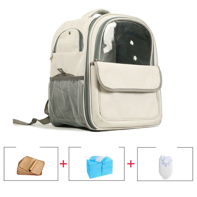 Breathable Transparent Pet Bag Space Capsule Cat School Dog Backpack