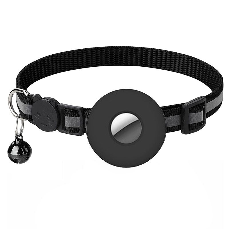 Reflective Airtag Pet Collar with Bell
