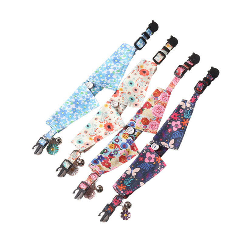 Fruit Blossom Bow Tie Cat Collar