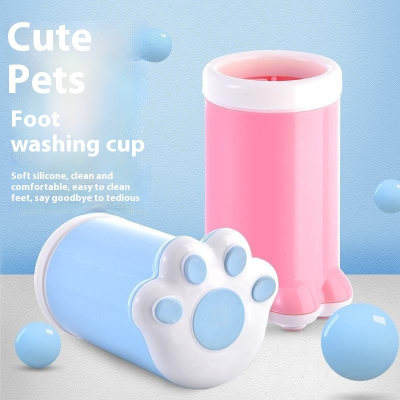 Dog Cleaning And Beauty Tools Portable Dog's Paw Large Silicone Foot-washing Machine