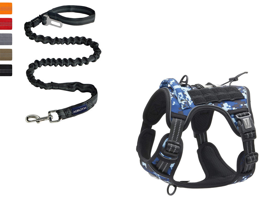 Tactical Outdoor Training Reflective Pet Traction Rope