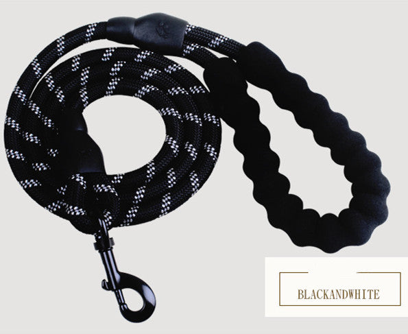 Reflective Dog Leash - Nylon Rope for Walking & Training, Small to Large Dogs