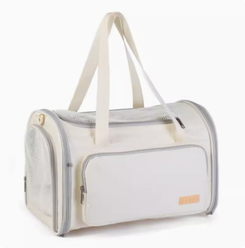 Carrying A Crossbody Bag Hand In Hand When The Cat Goes Out