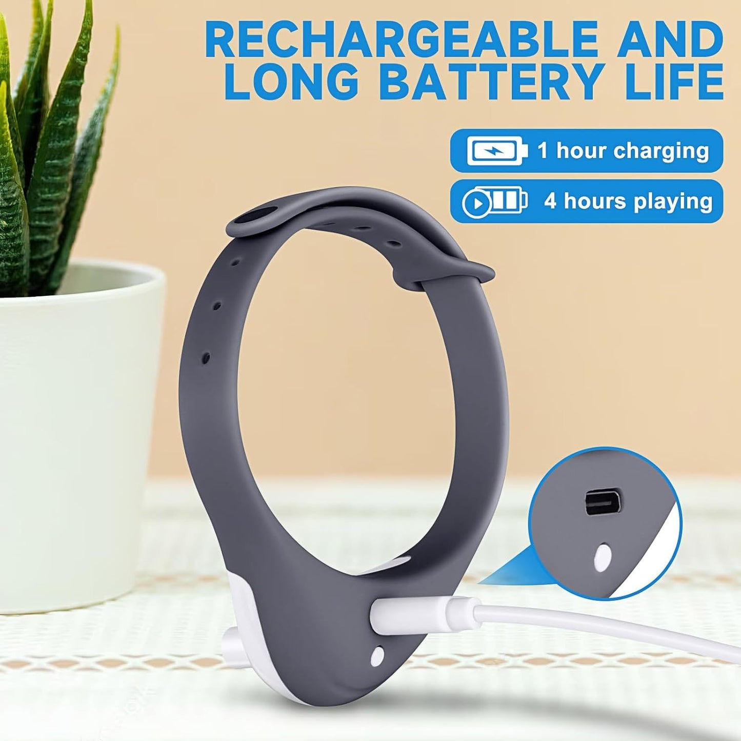 Wearable Automatic Cat Toys With LED Lights Electric Smart Amusing Collar For Kitten Interactive Cat Toys For Indoor Cats Pet Exercise Toys USB Rechargeable Auto On Off