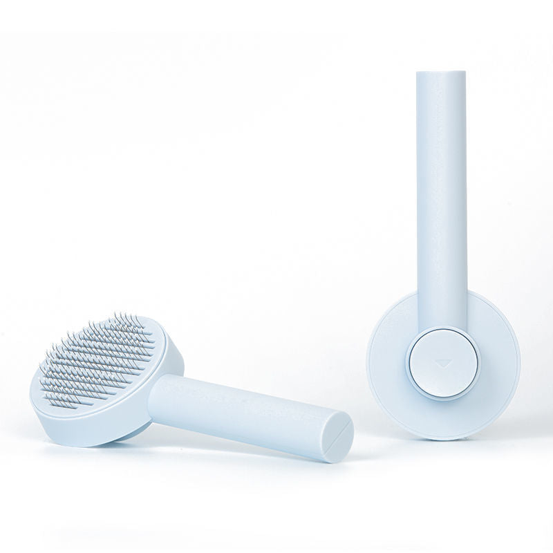 New Round Handle Pet Comb Sticky Bead Massage