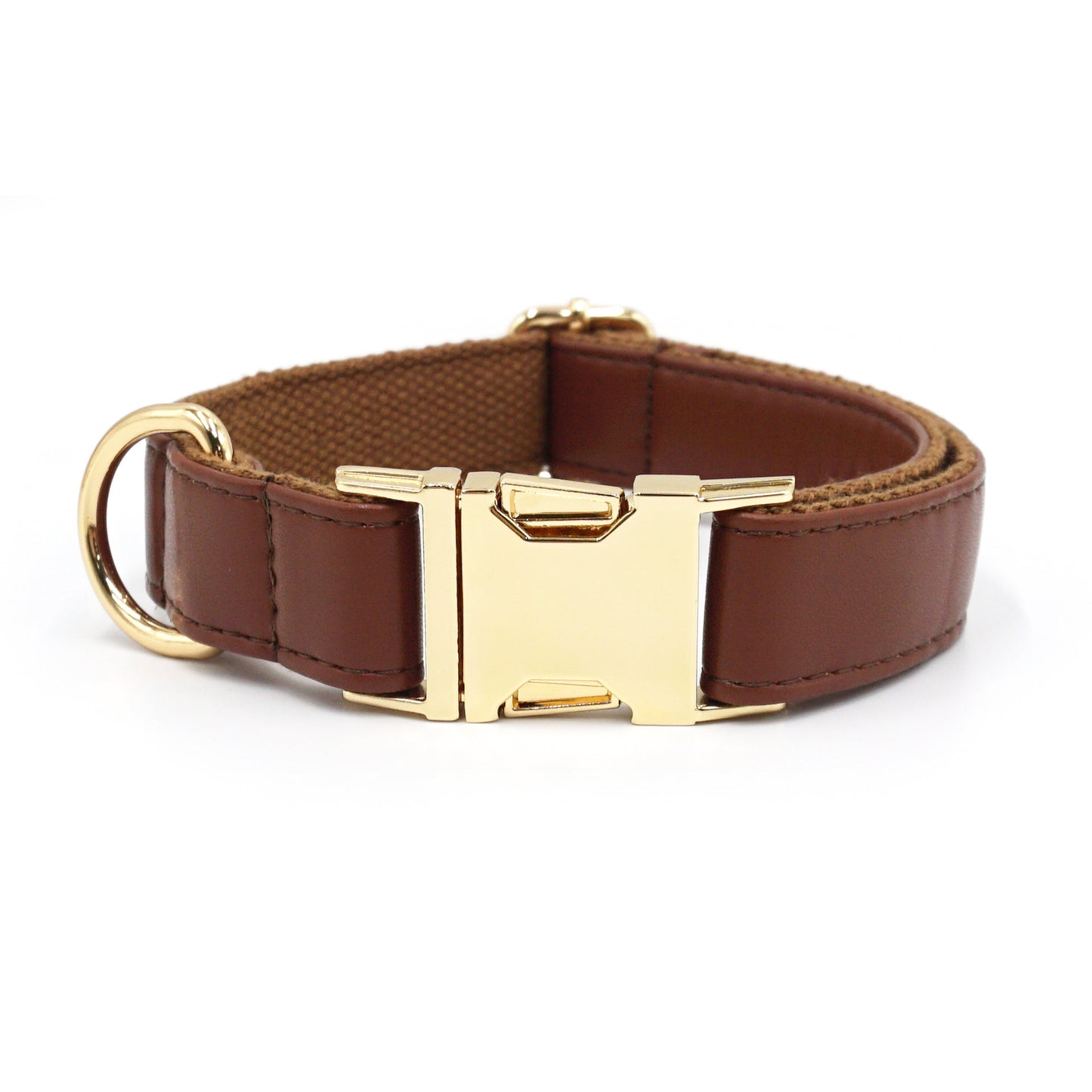 Stylish Leather Pet Collar in 14 Colors